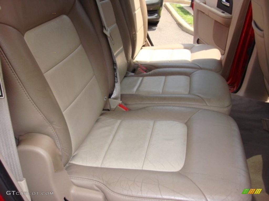 2003 Expedition Eddie Bauer 4x4 - Laser Red Tinted Metallic / Medium Parchment photo #15