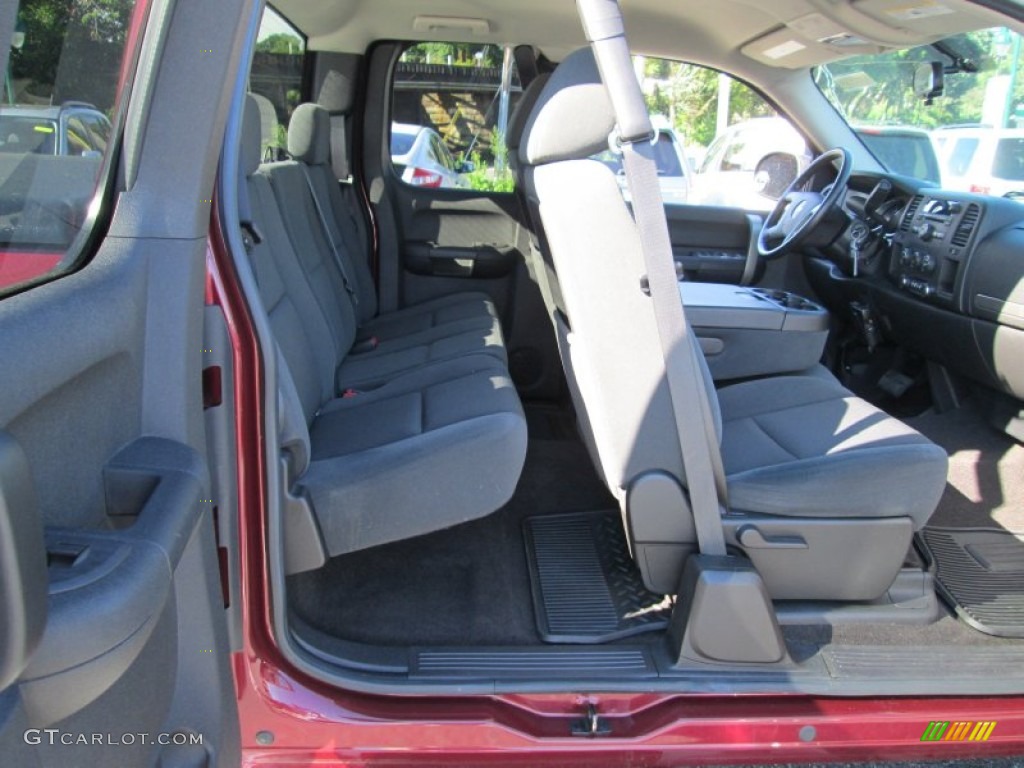 2009 Silverado 1500 LT Extended Cab - Dark Cherry Red Metallic / Ebony photo #17