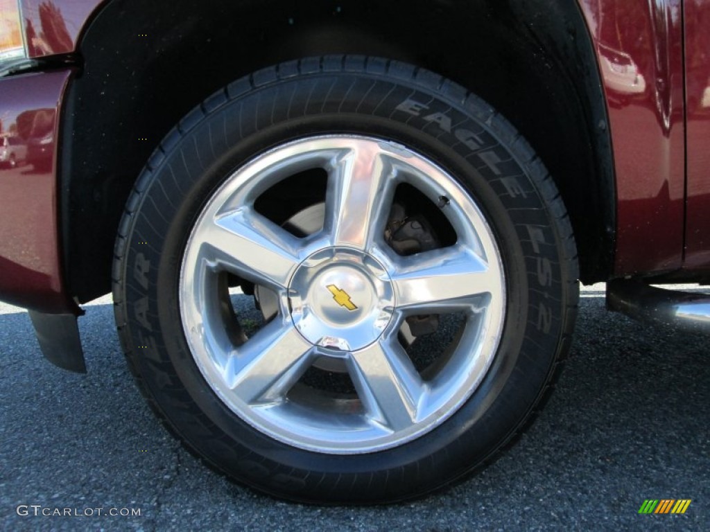 2009 Silverado 1500 LT Extended Cab - Dark Cherry Red Metallic / Ebony photo #20