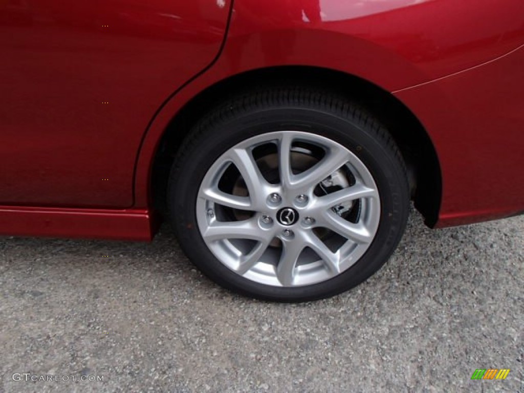 2013 MAZDA5 Grand Touring - Zeal Red Mica / Sand photo #9