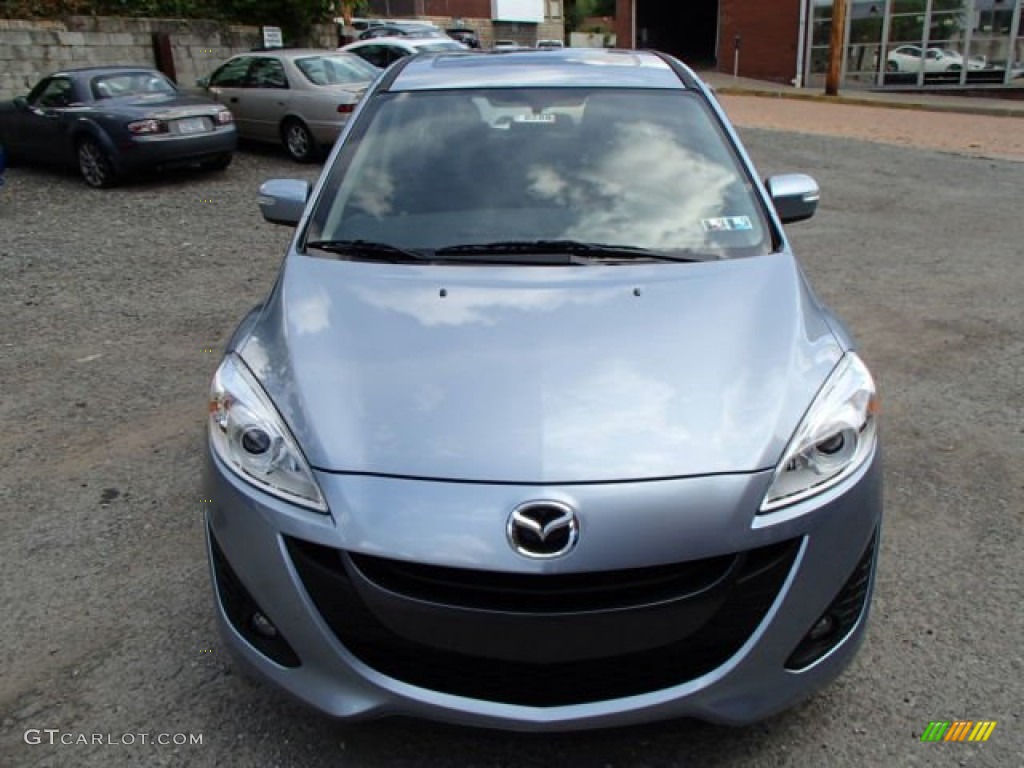 2013 MAZDA5 Touring - Clear Water Blue Mica / Black photo #2