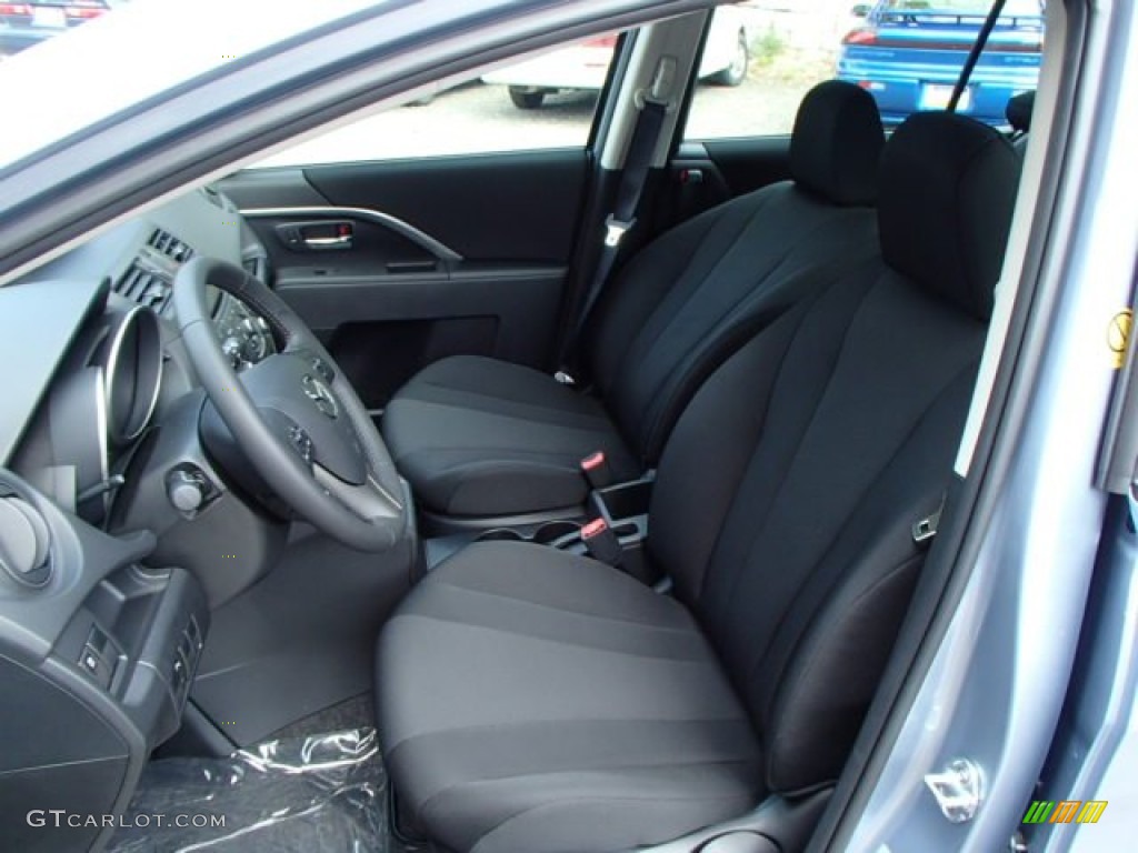 2013 MAZDA5 Touring - Clear Water Blue Mica / Black photo #10