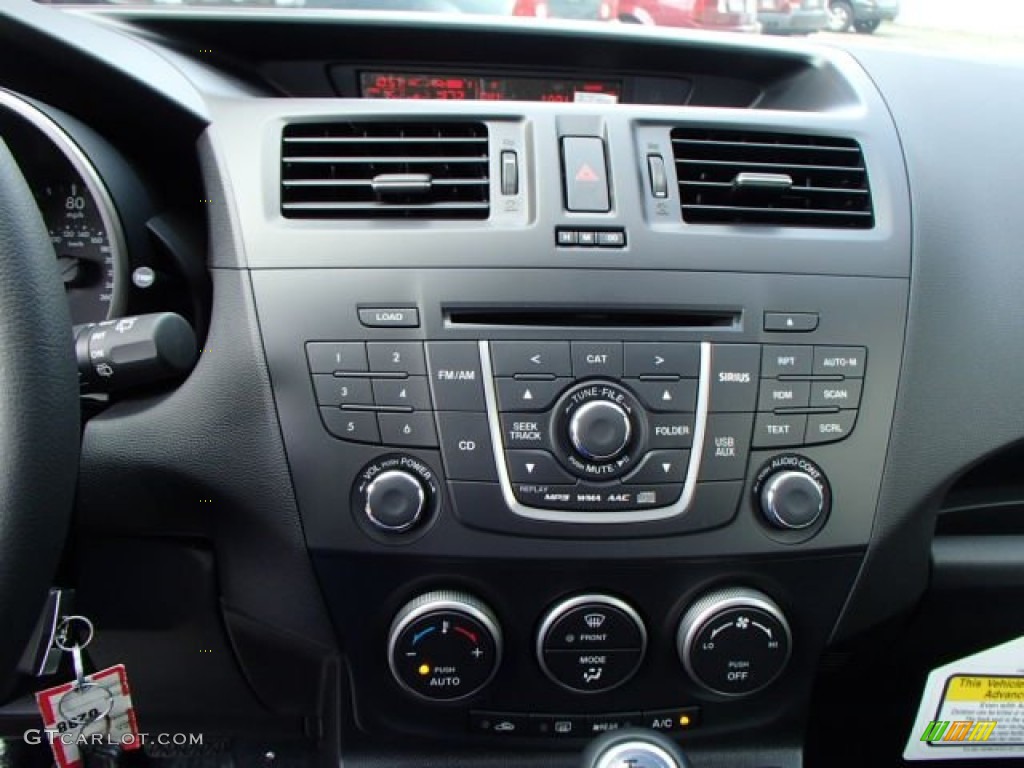 2013 MAZDA5 Touring - Clear Water Blue Mica / Black photo #16