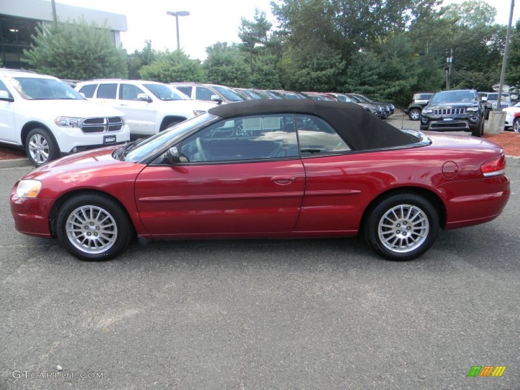 Inferno Red Pearl 2004 Chrysler Sebring LXi Convertible Exterior Photo #84633233