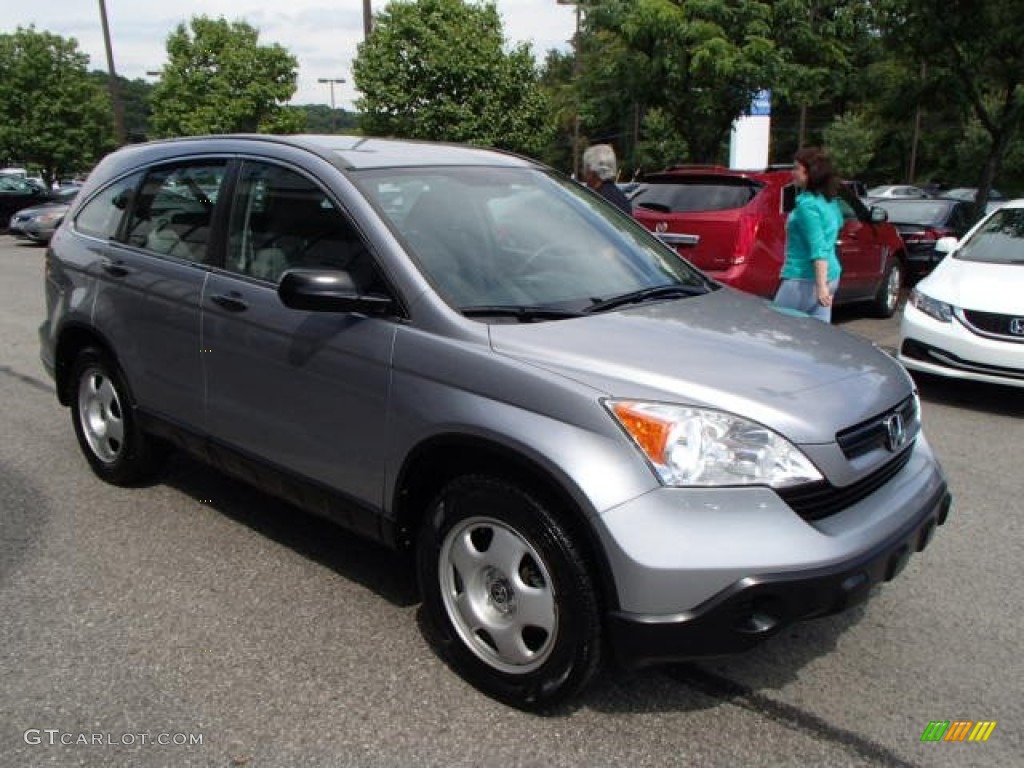 2008 CR-V LX 4WD - Whistler Silver Metallic / Gray photo #3