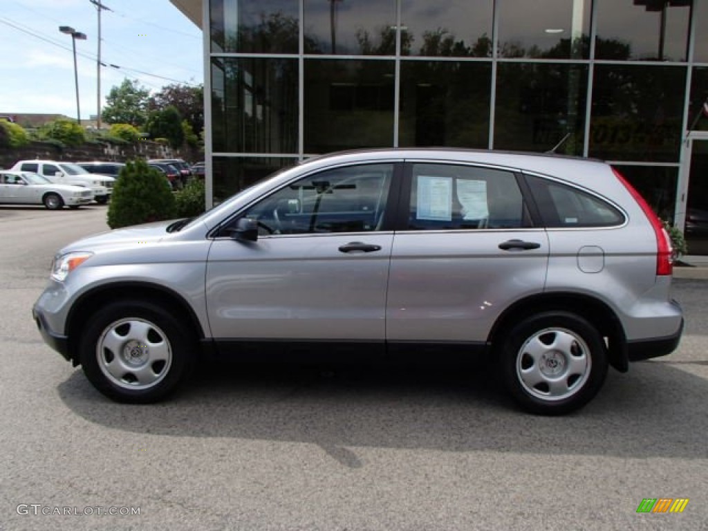 2008 CR-V LX 4WD - Whistler Silver Metallic / Gray photo #8