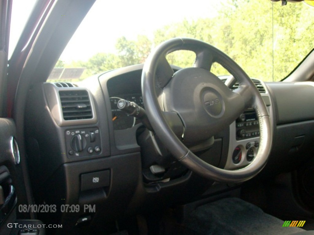 2008 Canyon SLE Crew Cab 4x4 - Sonoma Red Metallic / Ebony photo #8