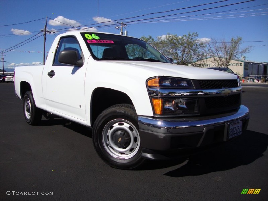 2006 Summit White Chevrolet Colorado LS Regular Cab 84617995 Photo 11
