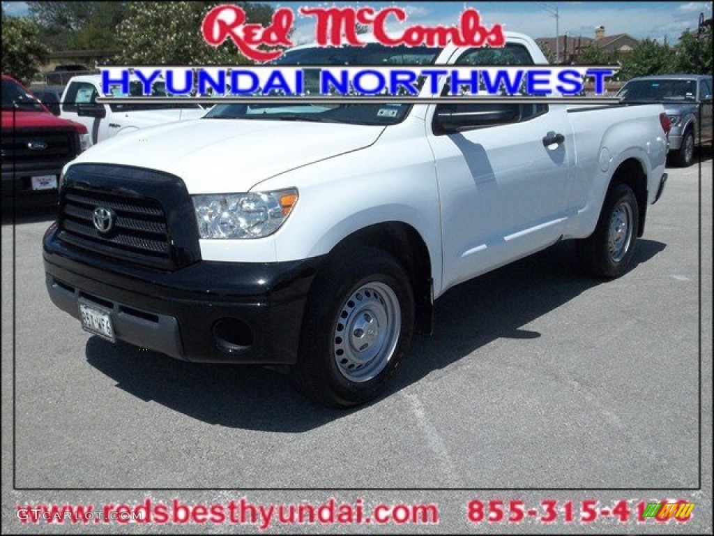 Super White Toyota Tundra