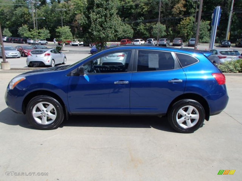 2010 Rogue S AWD 360 Value Package - Indigo Blue / Black photo #5