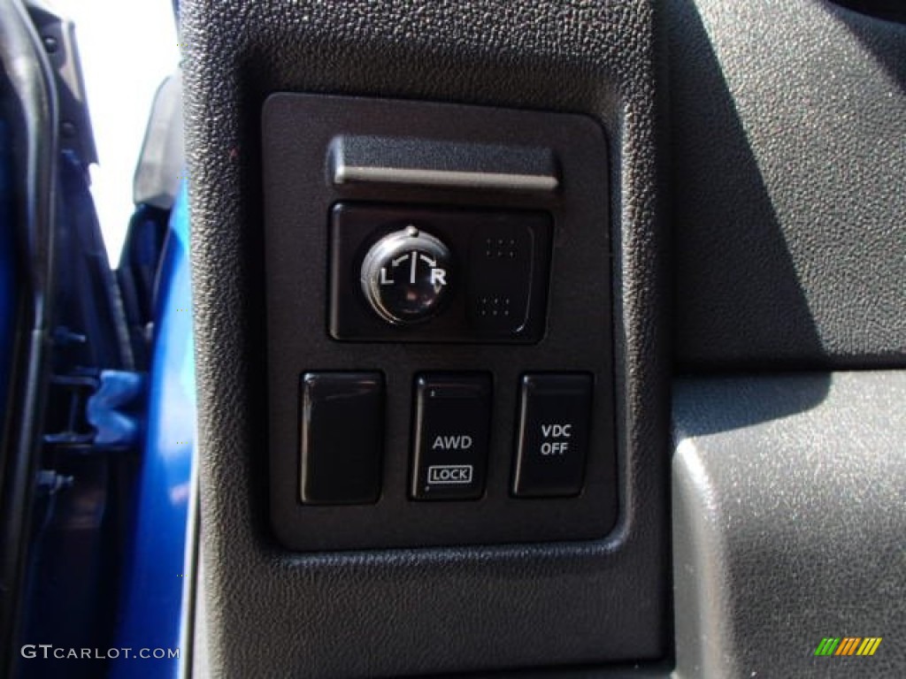 2010 Rogue S AWD 360 Value Package - Indigo Blue / Black photo #17