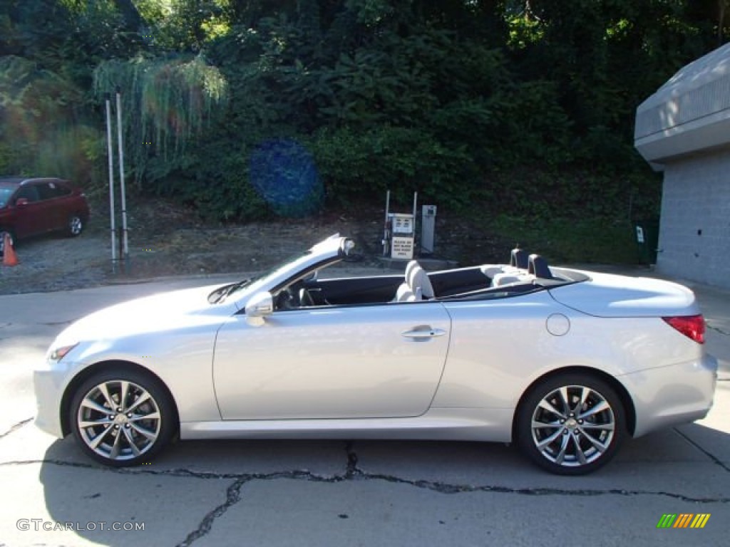 2013 IS 250 C Convertible - Tungsten Pearl / Light Gray photo #1