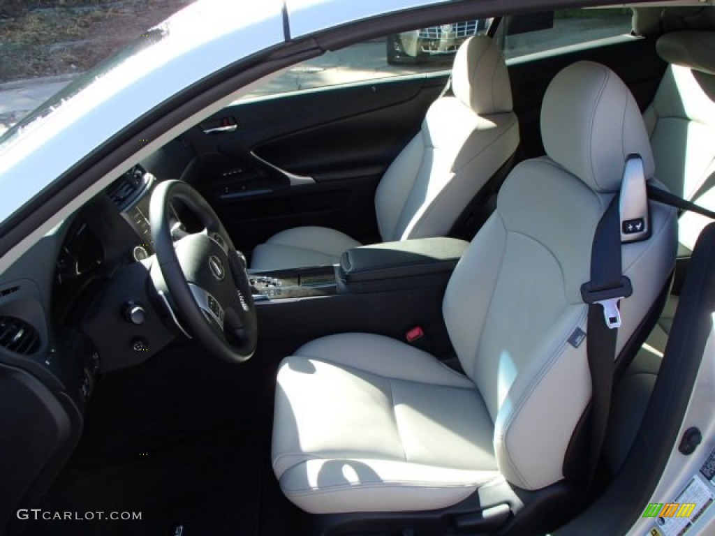 Light Gray Interior 2013 Lexus IS 250 C Convertible Photo #84639623