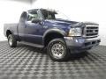 2002 True Blue Metallic Ford F250 Super Duty XLT SuperCab 4x4  photo #1