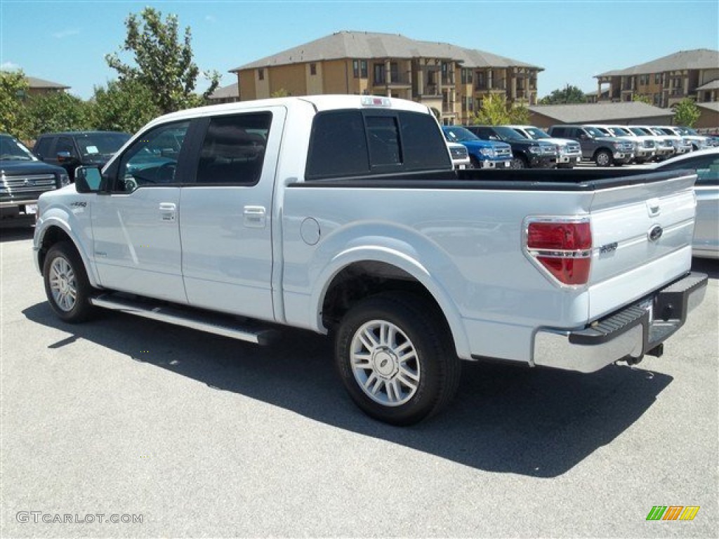 2011 F150 Lariat SuperCrew - Oxford White / Black photo #5