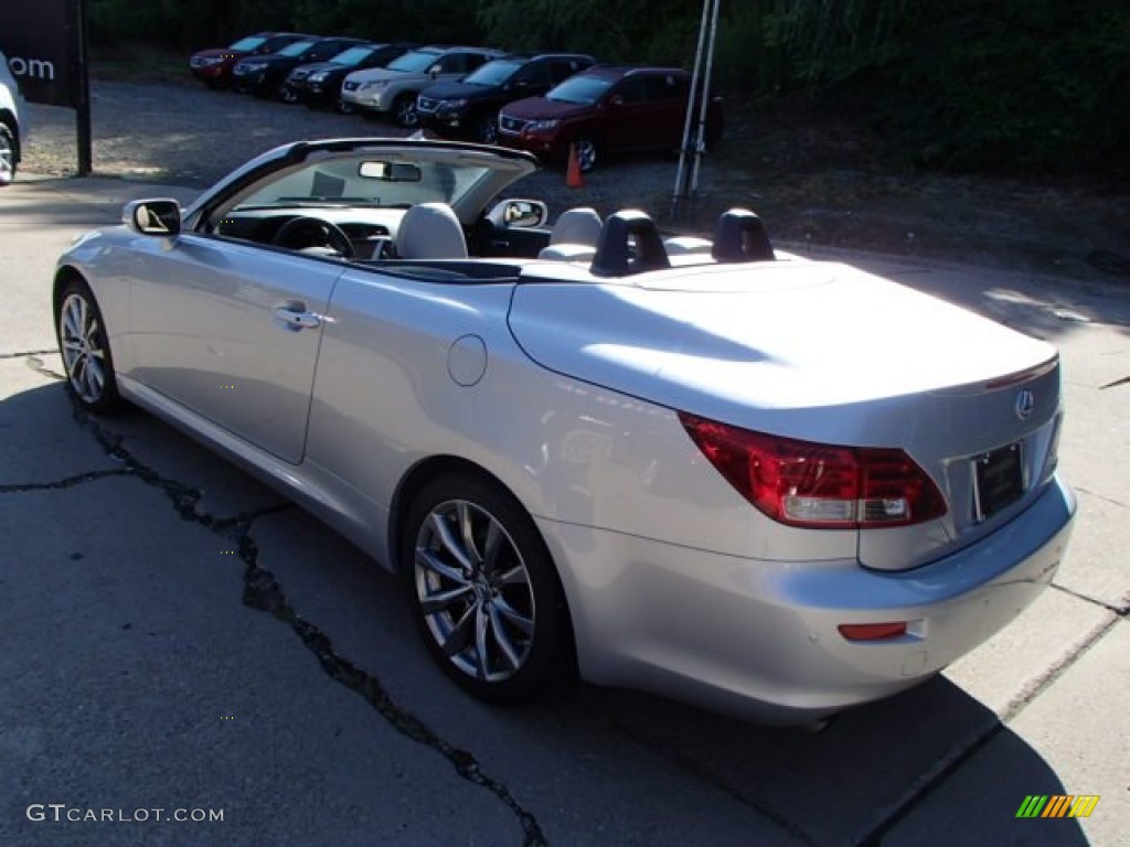 2013 IS 250 C Convertible - Tungsten Pearl / Light Gray photo #13