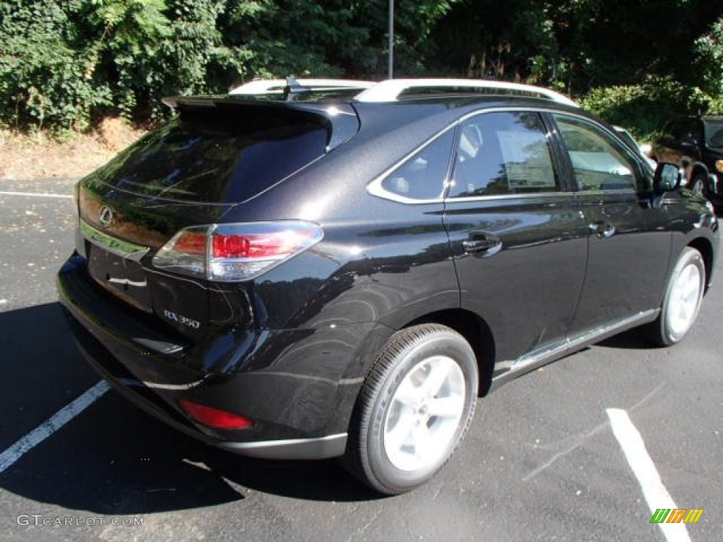 2013 RX 350 AWD - Stargazer Black / Parchment/Espresso Birds Eye Maple photo #6