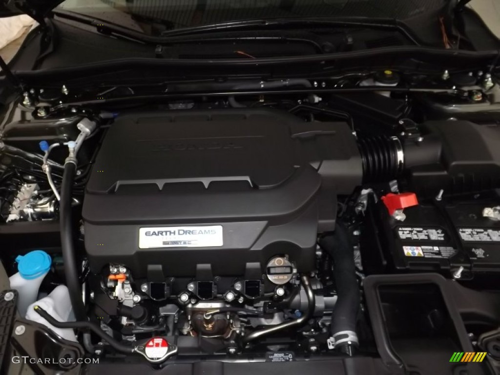 2013 Accord EX-L V6 Sedan - Hematite Metallic / Black photo #33