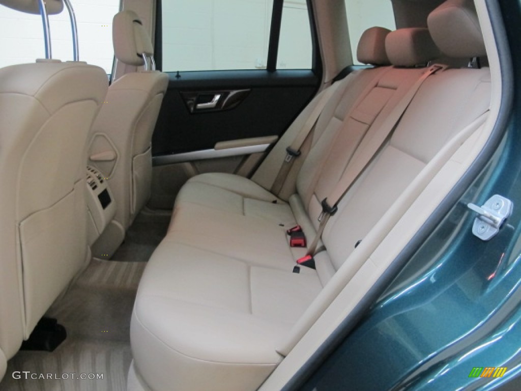 2010 GLK 350 4Matic - Jade Green Metallic / Almond/Black photo #19