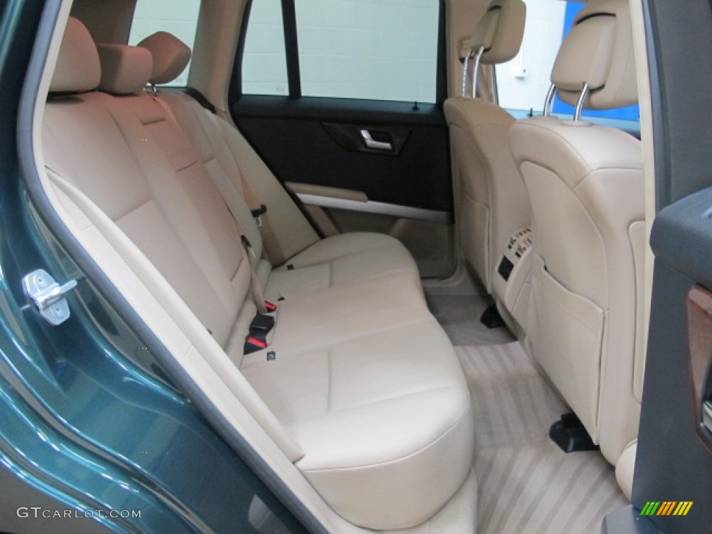 2010 GLK 350 4Matic - Jade Green Metallic / Almond/Black photo #21