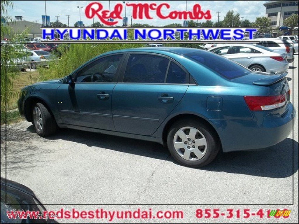 2007 Sonata GLS - Aqua Blue / Beige photo #1