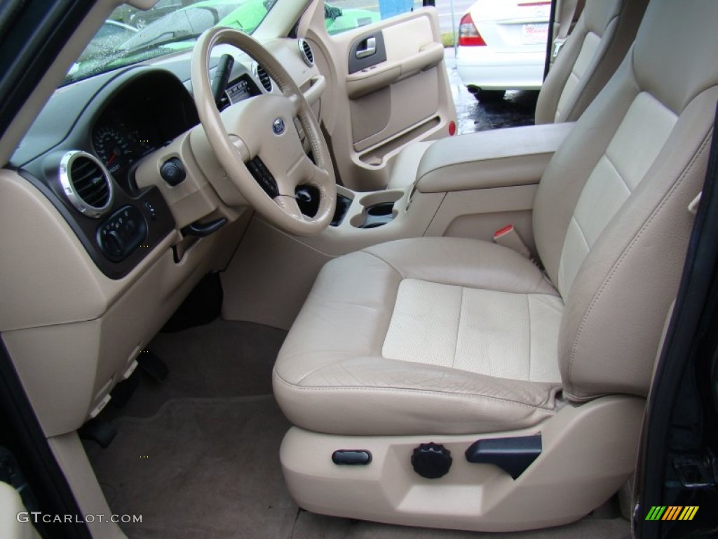Medium Parchment Interior 2003 Ford Expedition Eddie Bauer 4x4 Photo #84642077