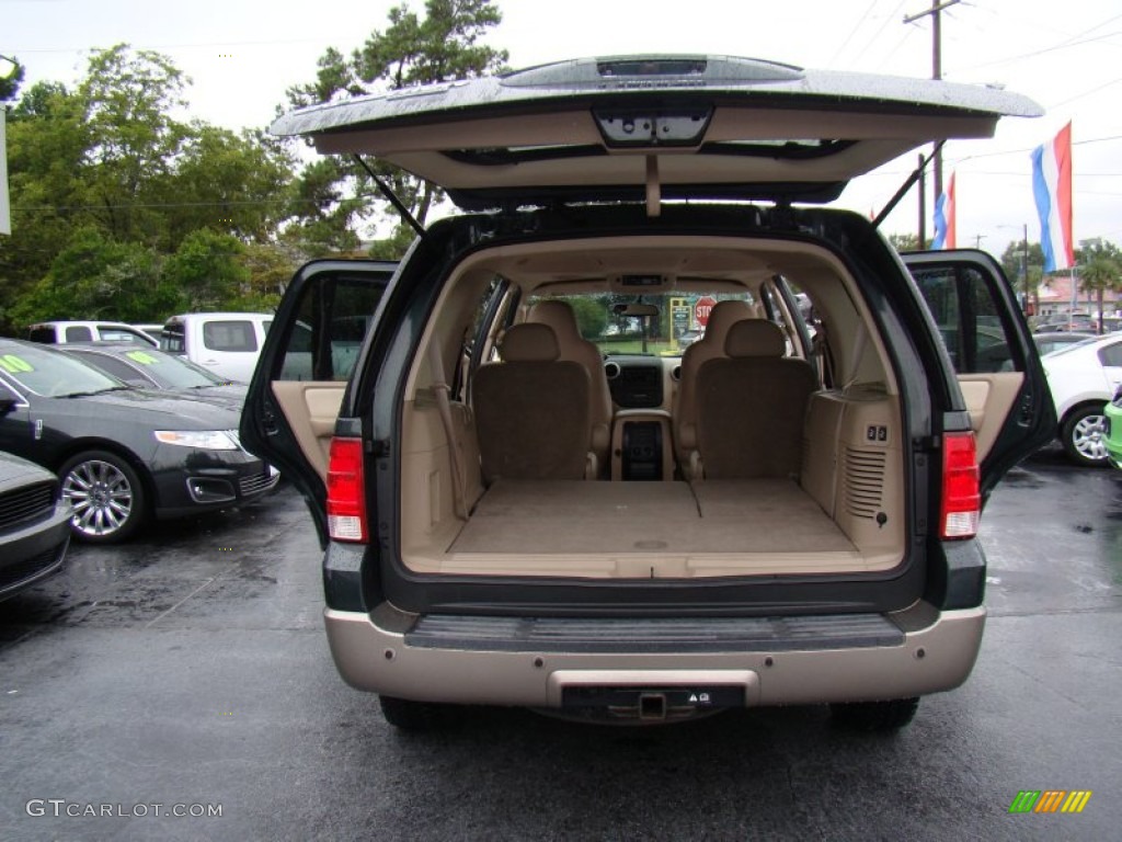 2003 Expedition Eddie Bauer 4x4 - Aspen Green Metallic / Medium Parchment photo #13