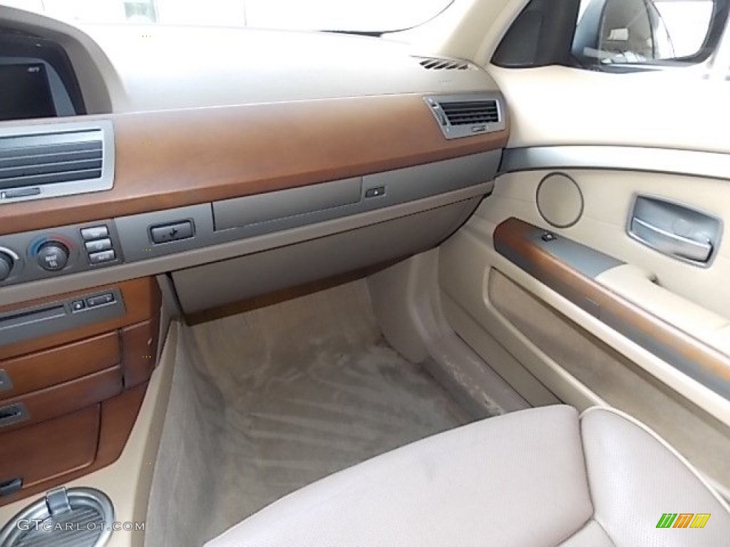 2002 7 Series 745i Sedan - Kalahari Beige Metallic / Beige III photo #13