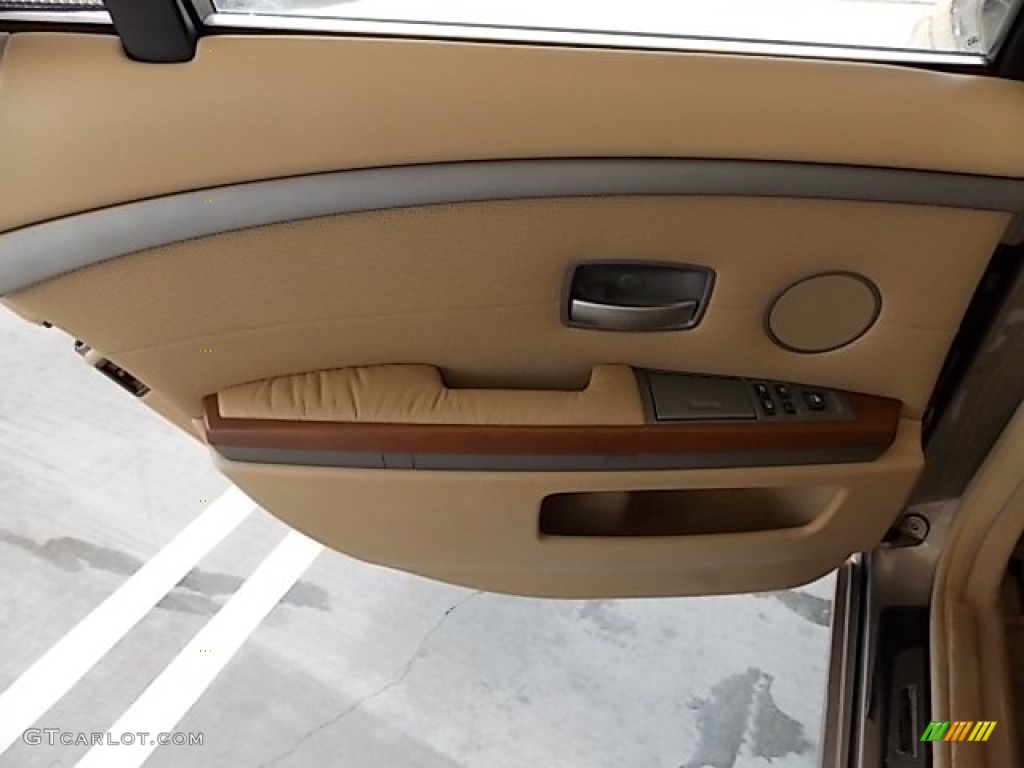 2002 7 Series 745i Sedan - Kalahari Beige Metallic / Beige III photo #30