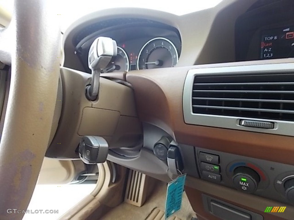 2002 7 Series 745i Sedan - Kalahari Beige Metallic / Beige III photo #41