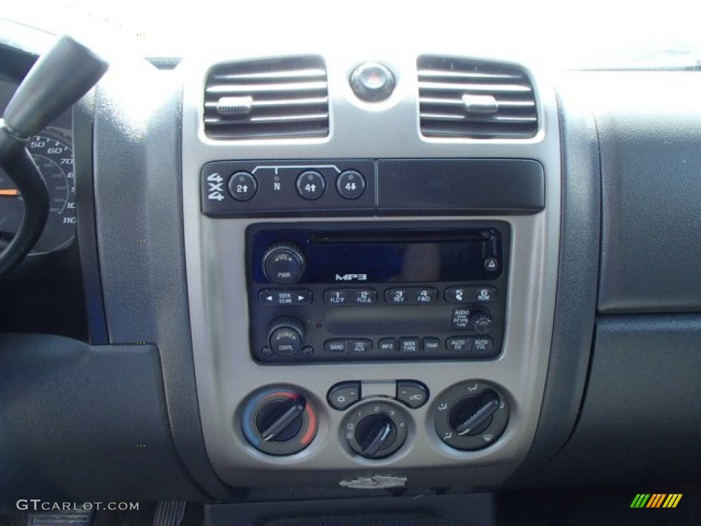 2005 Colorado LS Crew Cab 4x4 - Sunburst Orange Metallic / Very Dark Pewter photo #11