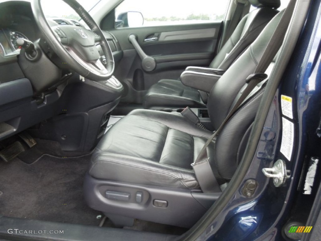 2008 CR-V EX-L 4WD - Royal Blue Pearl / Black photo #8