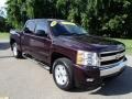 2008 Dark Cherry Metallic Chevrolet Silverado 1500 LT Crew Cab 4x4  photo #2