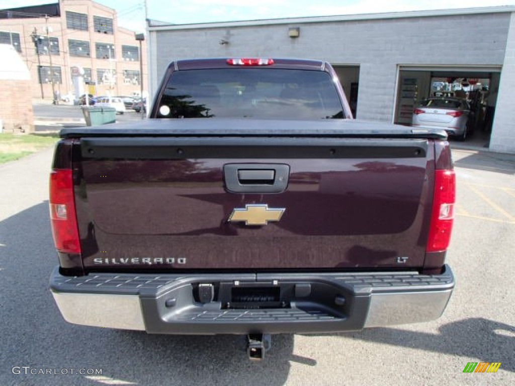 2008 Silverado 1500 LT Crew Cab 4x4 - Dark Cherry Metallic / Ebony photo #7