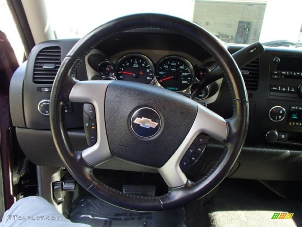 2008 Silverado 1500 LT Crew Cab 4x4 - Dark Cherry Metallic / Ebony photo #17