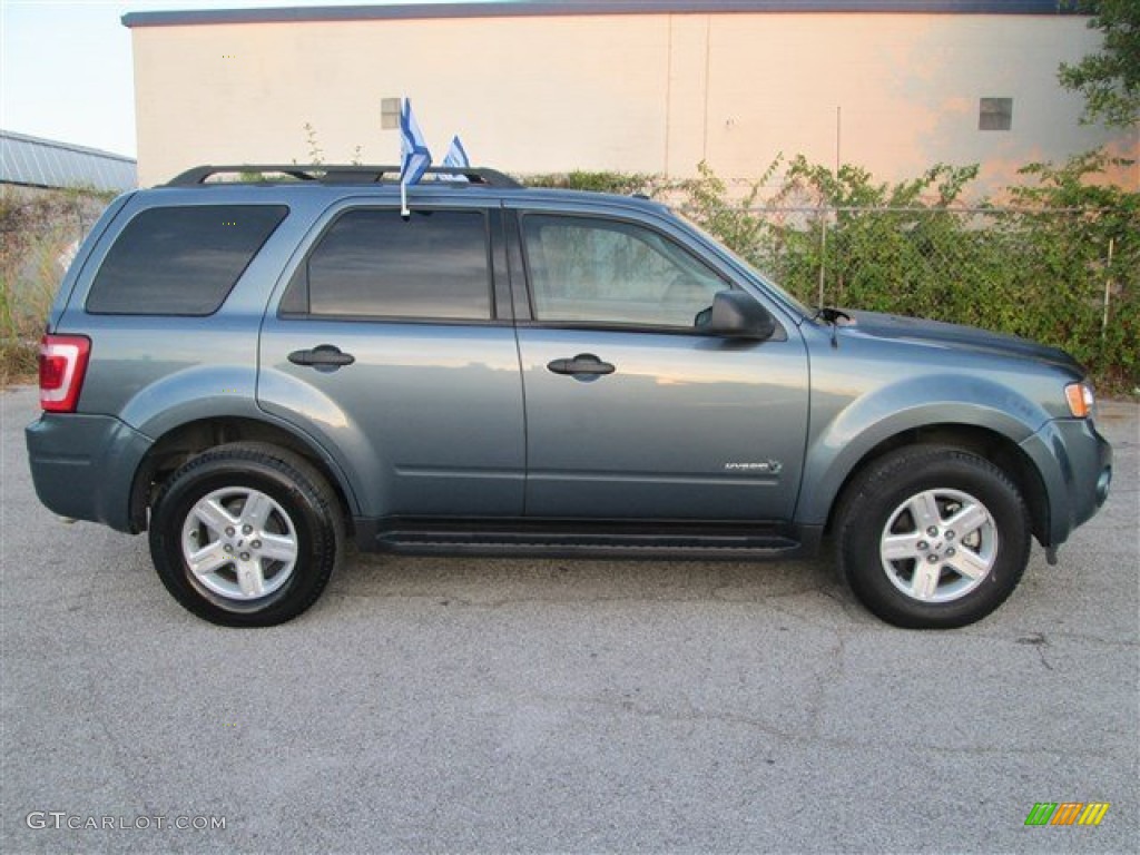 2010 Escape Hybrid - Steel Blue Metallic / Stone photo #3