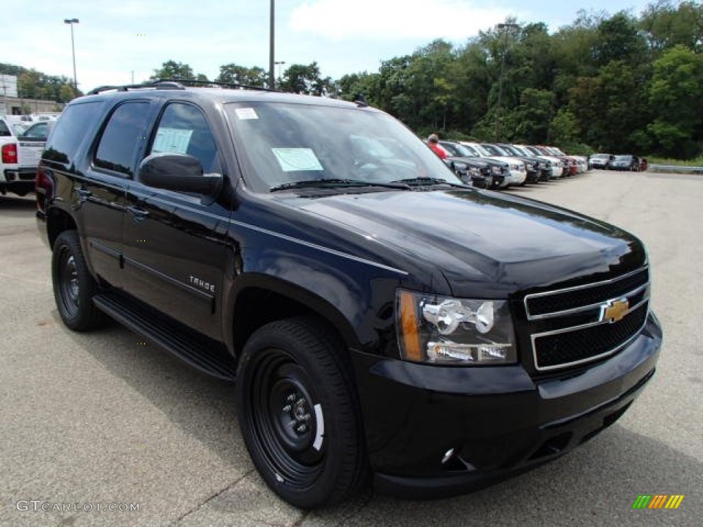 Black 2014 Chevrolet Tahoe LT 4x4 Exterior Photo #84649502