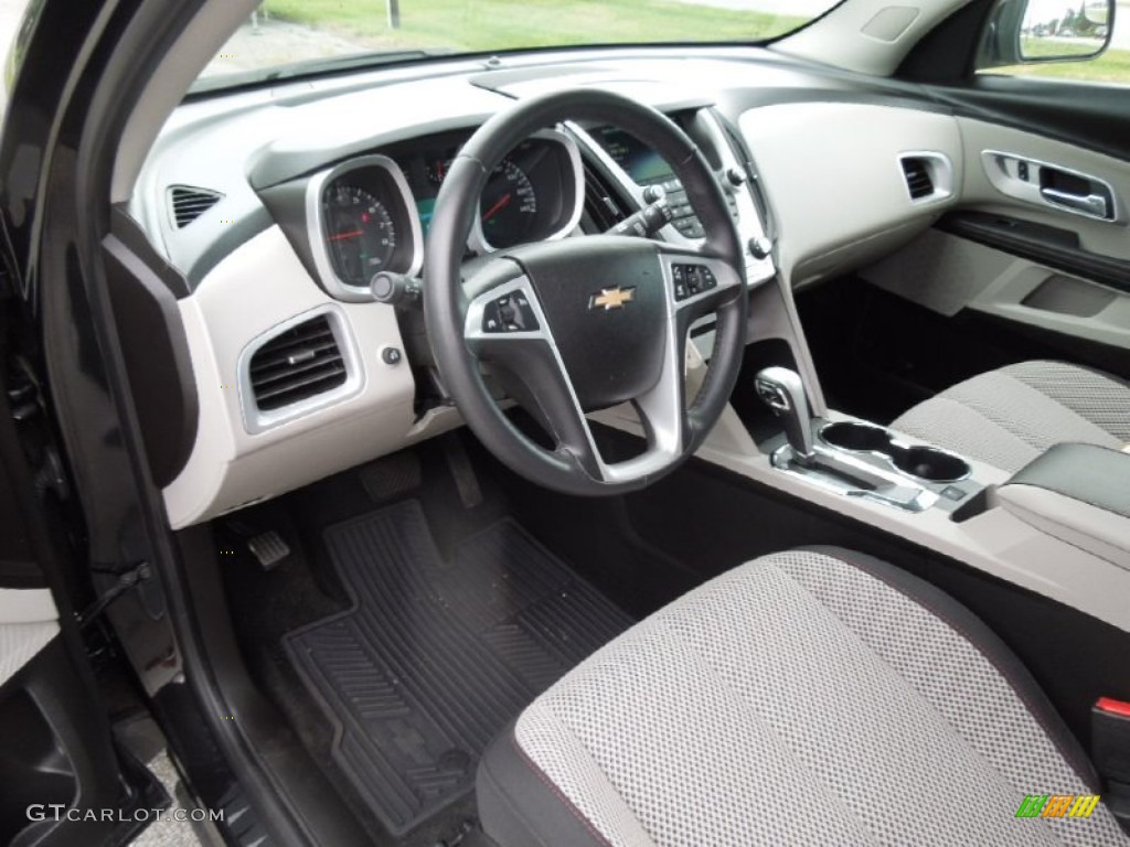 Light Titanium/Jet Black Interior 2012 Chevrolet Equinox LT Photo #84649724