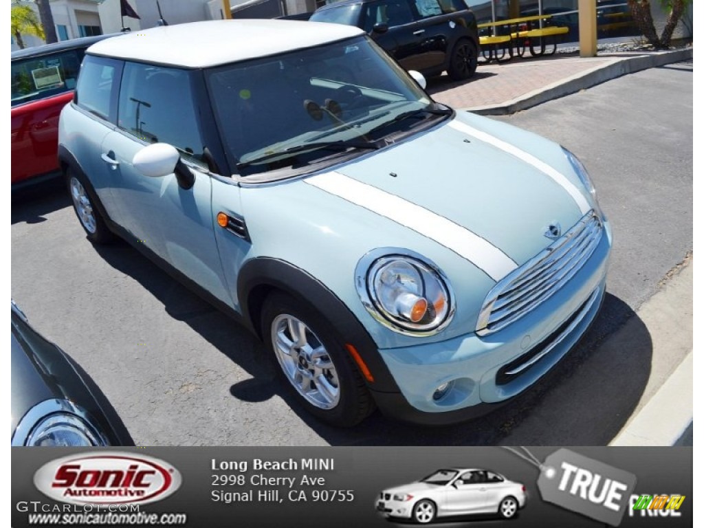2013 Cooper Hardtop - Kite Blue / Carbon Black photo #1