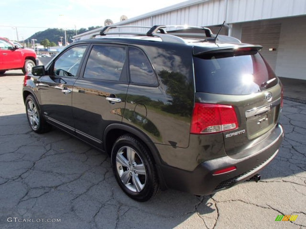 2012 Sorento EX V6 AWD - Tuscan Olive / Black photo #6