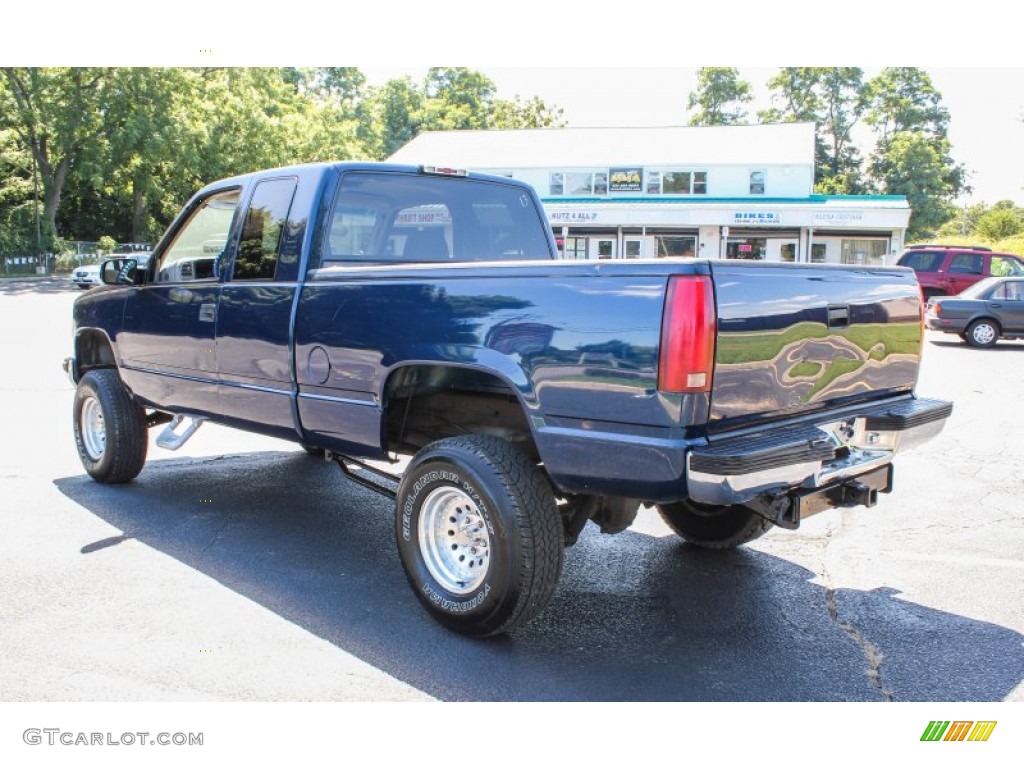 1998 C/K C1500 Cheyenne Extended Cab - Medium Blue-Green Metallic / Gray photo #4