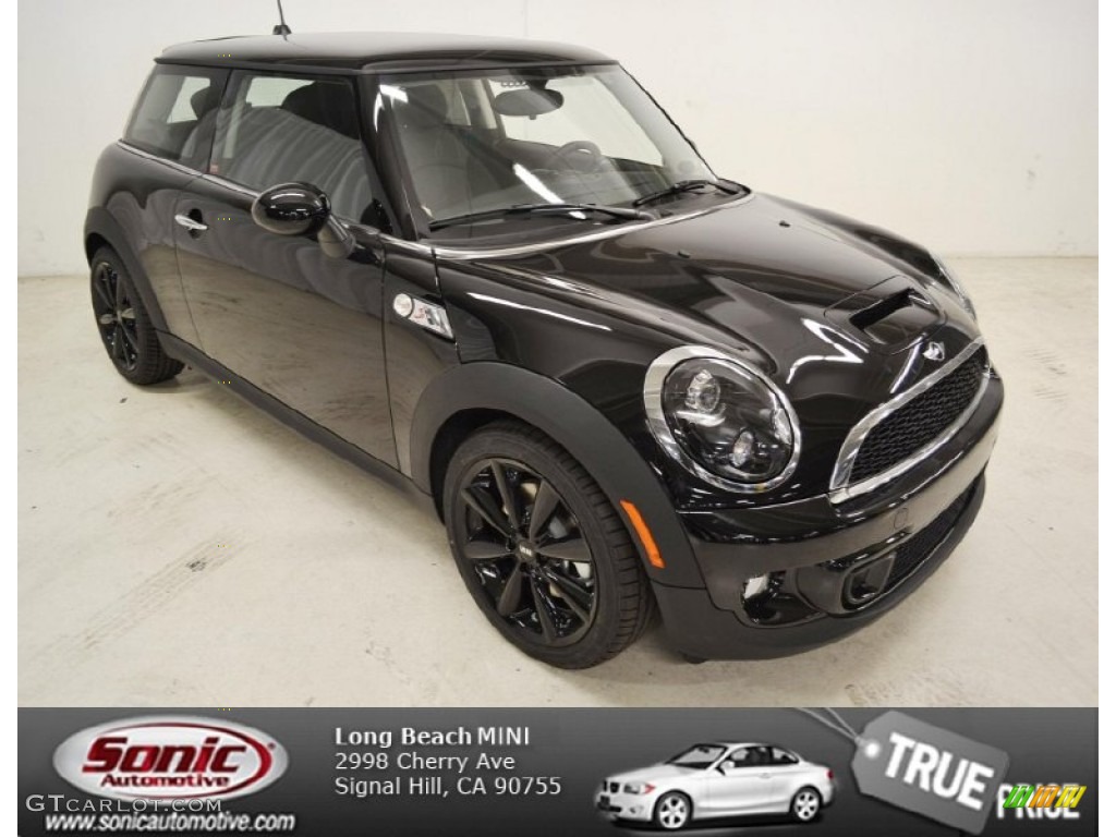 2013 Cooper S Hardtop - Midnight Black Metallic / Carbon Black photo #1