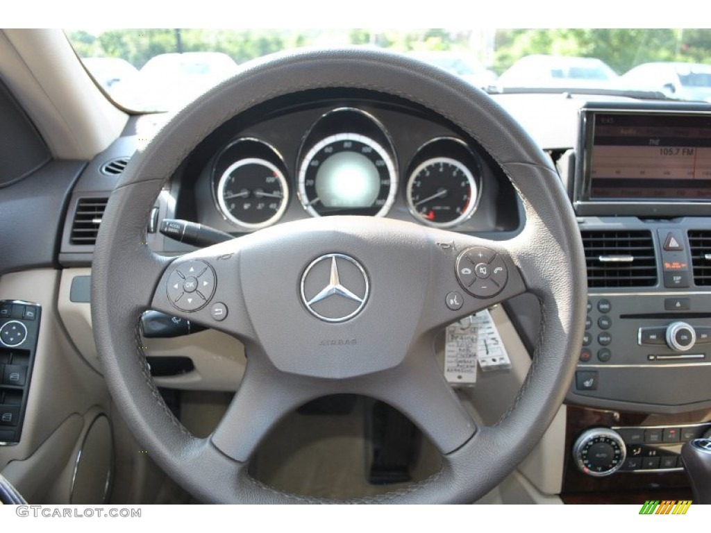 2010 C 300 Sport 4Matic - Arctic White / Almond/Mocha photo #16