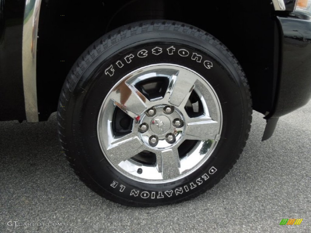 2011 Silverado 1500 LTZ Extended Cab - Black / Dark Cashmere/Light Cashmere photo #21