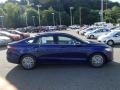 2014 Deep Impact Blue Ford Fusion SE  photo #1