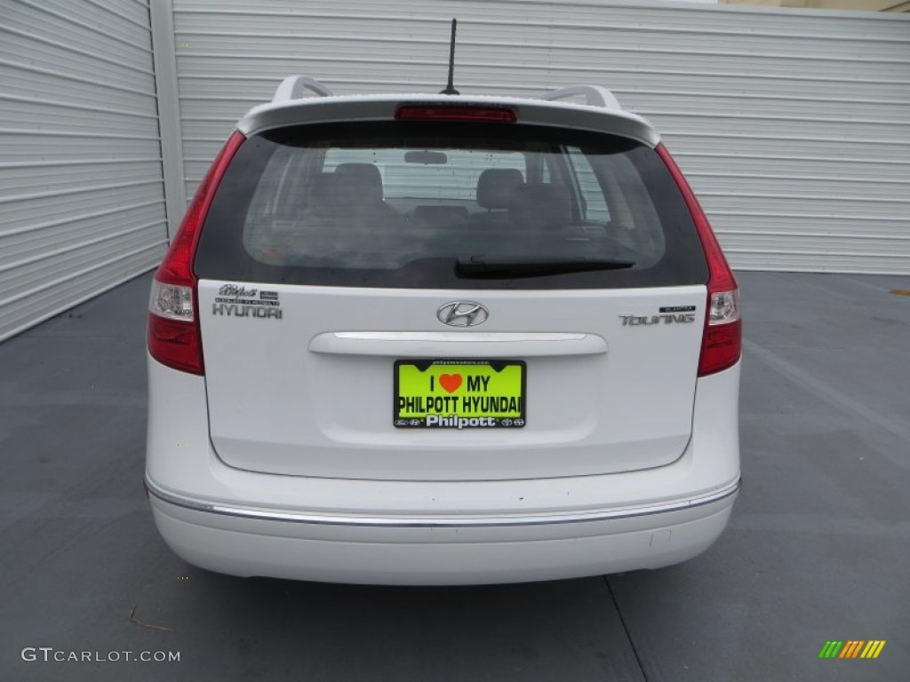 2012 Elantra GLS Touring - Polar White / Beige photo #5