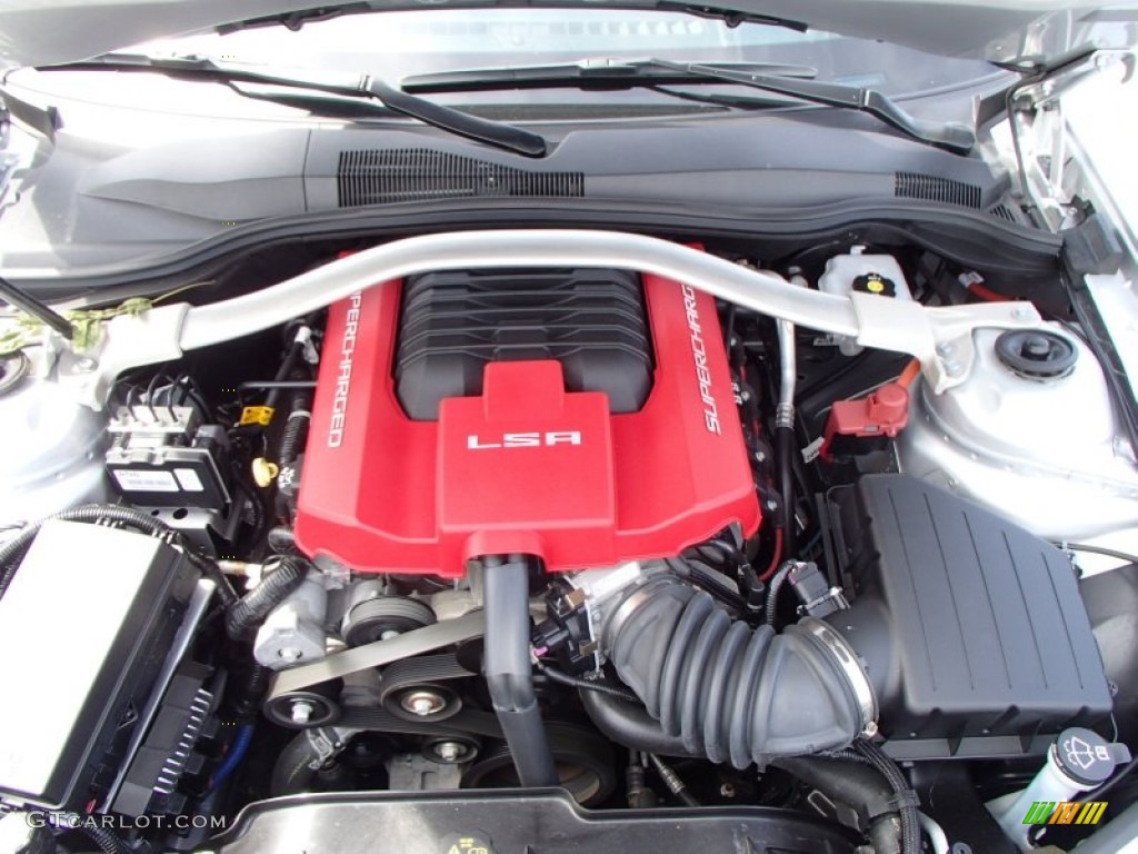 2012 Chevrolet Camaro ZL1 6.2 Liter Eaton Supercharged OHV 16-Valve LSA V8 Engine Photo #84652406