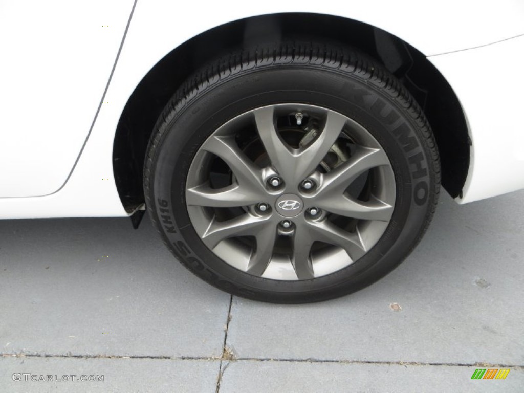 2012 Elantra GLS Touring - Polar White / Beige photo #11