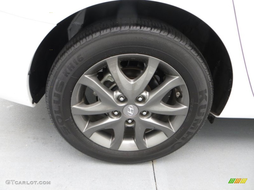2012 Elantra GLS Touring - Polar White / Beige photo #12