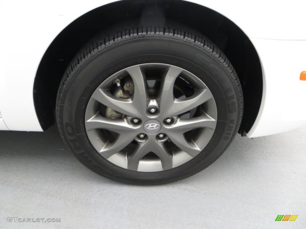 2012 Elantra GLS Touring - Polar White / Beige photo #13